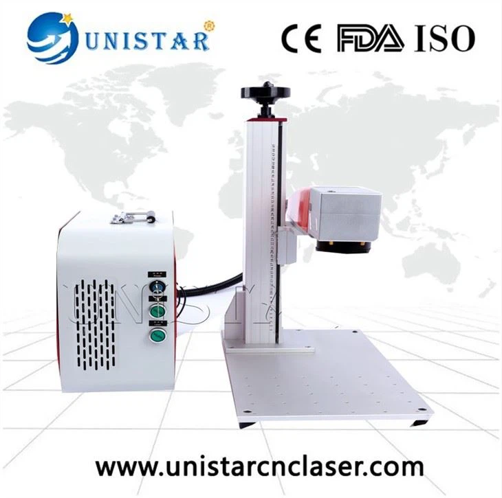 JPT Mopa 30W 60W Fiber Color Laser Marking Engraving Machine On Stainless Steel